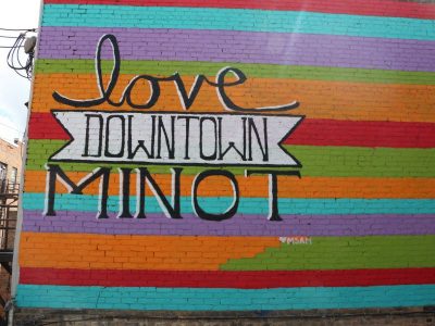 Minot Street Art - Love Downtown Minot