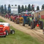tractor parade - Makoti Threshing Show