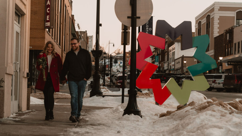 Strolling along Main Street