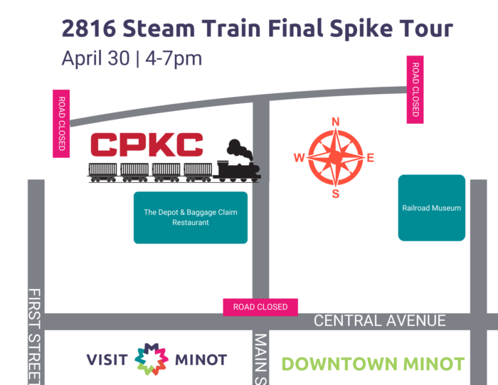 CPKC Steam Train Visit Minot