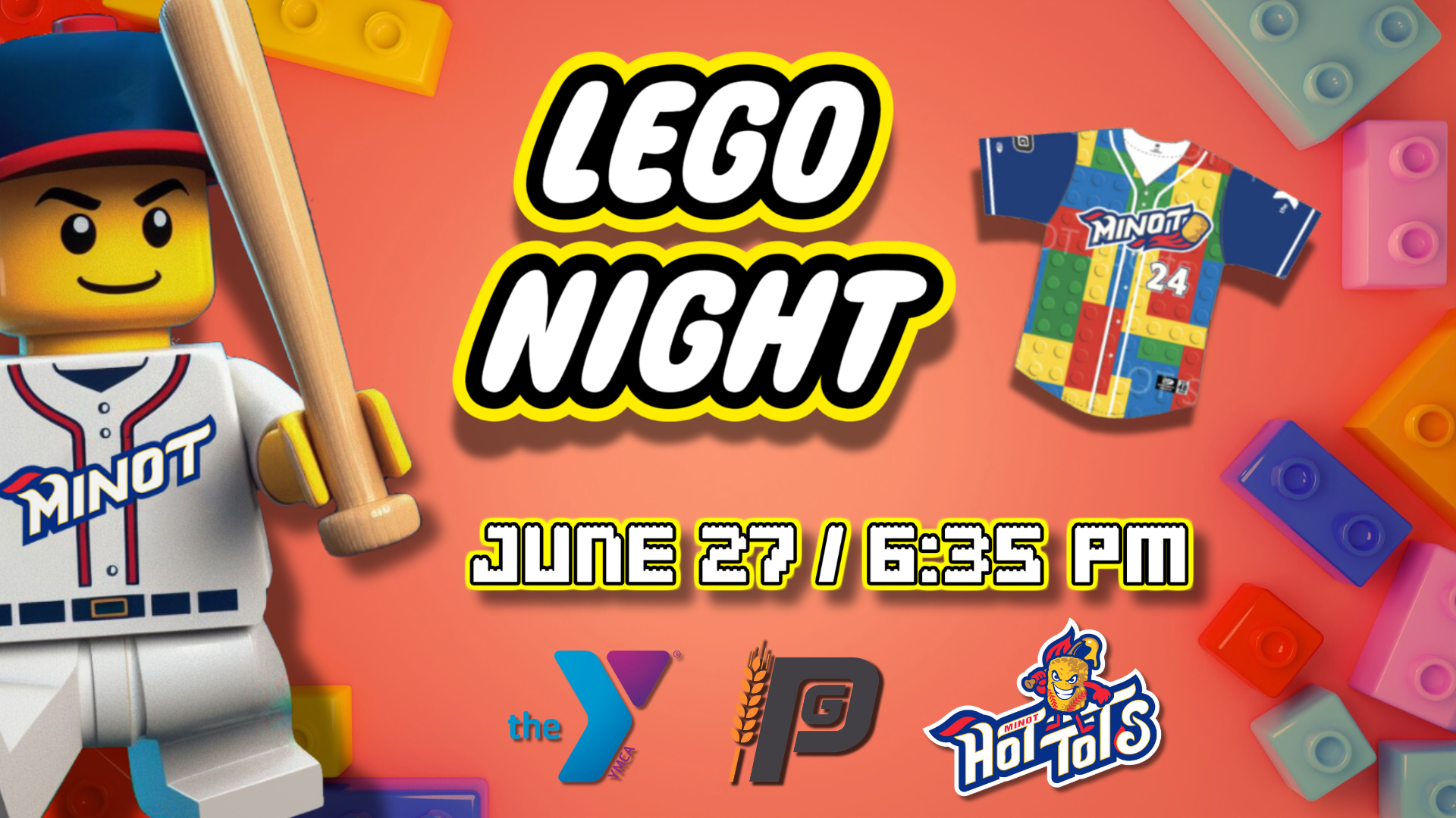 LEGO Night at the Hot Tots Game - Visit Minot