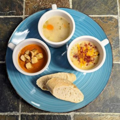 Soup Flights at Cookies for You